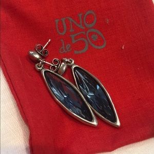 UNO de 50 silver earrings